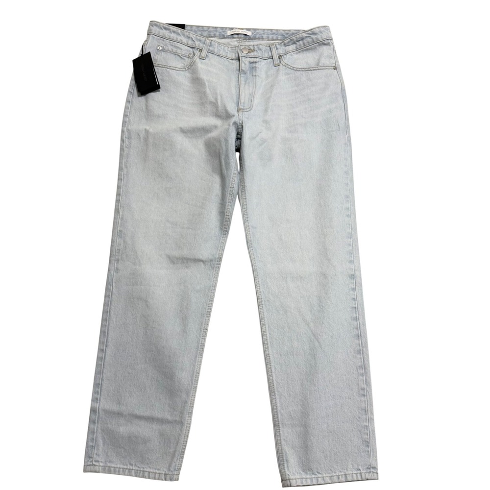 Nobody Denim Phoebe Jean Women 33 Light Blue Straight Leg High Rise NWT
